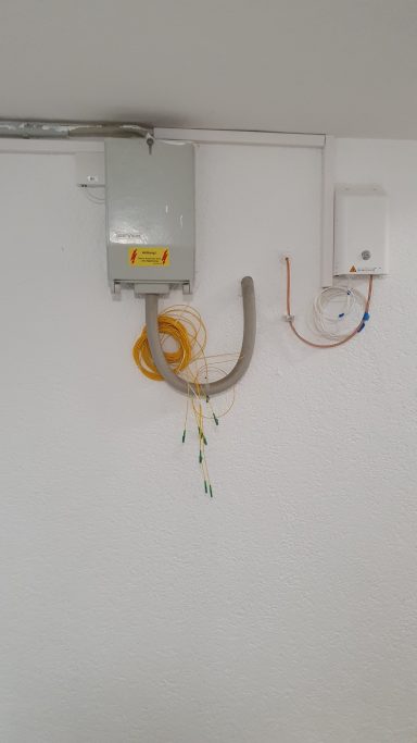 Glasfaser Interne Verkabelung