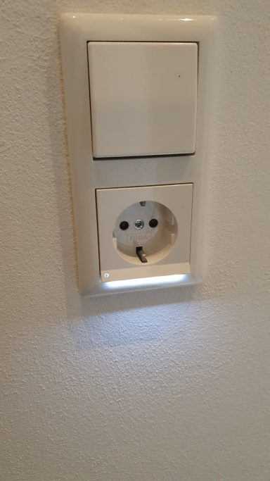 Wegbeleuchtung in der Steckdose